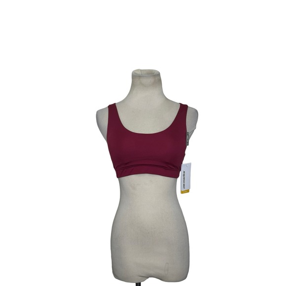 Marika wine red crossed back sports bra size Small - Picture 10 of 12